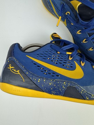 Nike Kobe 9 EM Gym Blue University Gold Obsidian 646701-474 us 10