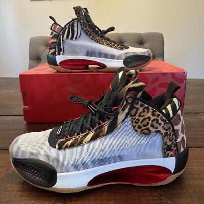 Air Jordan XXXIV Jayson Tatum PE Welcome To The Zoo Shoes Sz 9