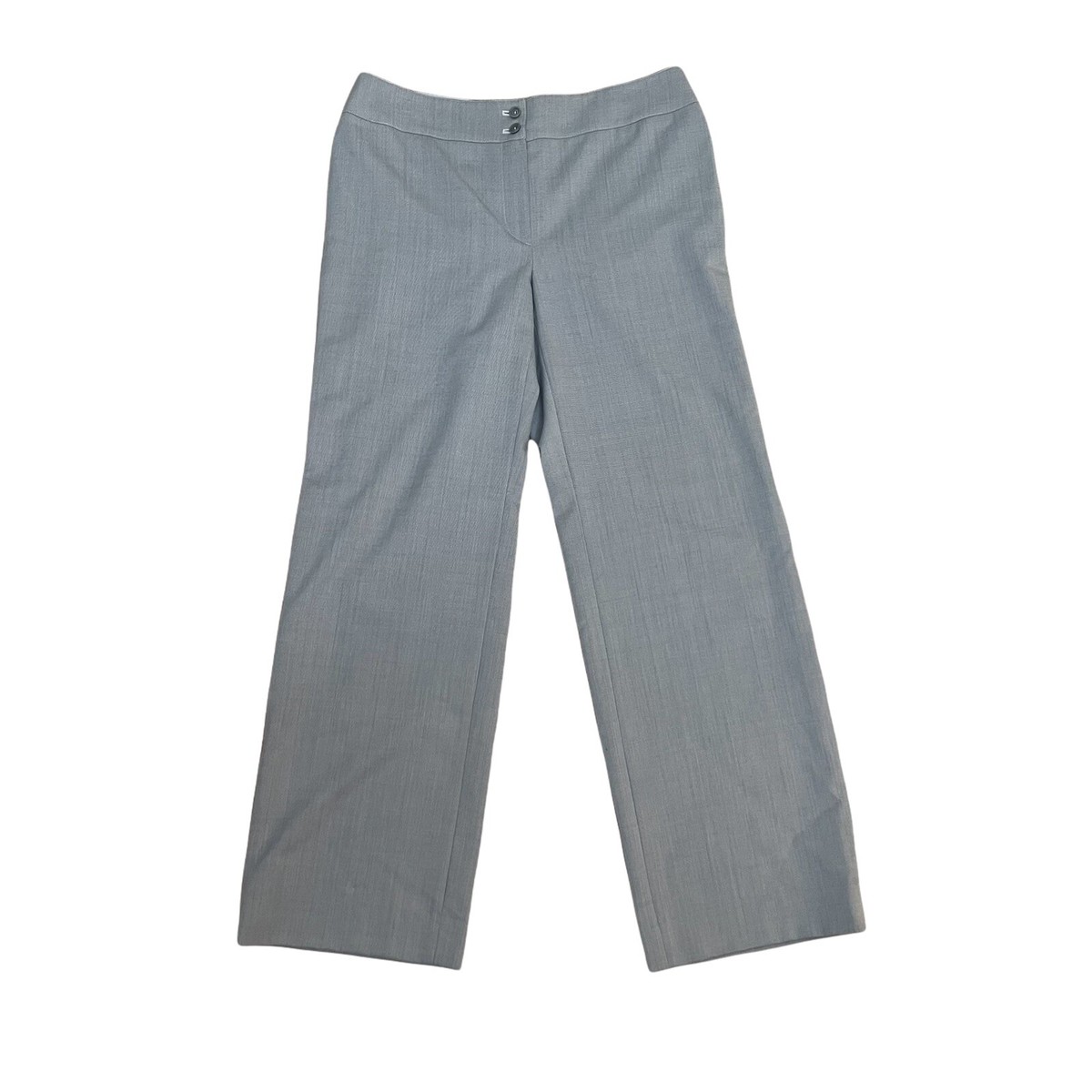 Armani Collezioni gray wide straight leg trousers pants slack size
