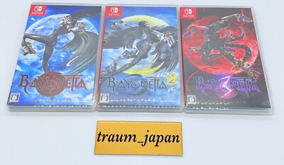Nintendo Switch Bayonetta 1 & 2 & 3 set Video games Tested | eBay