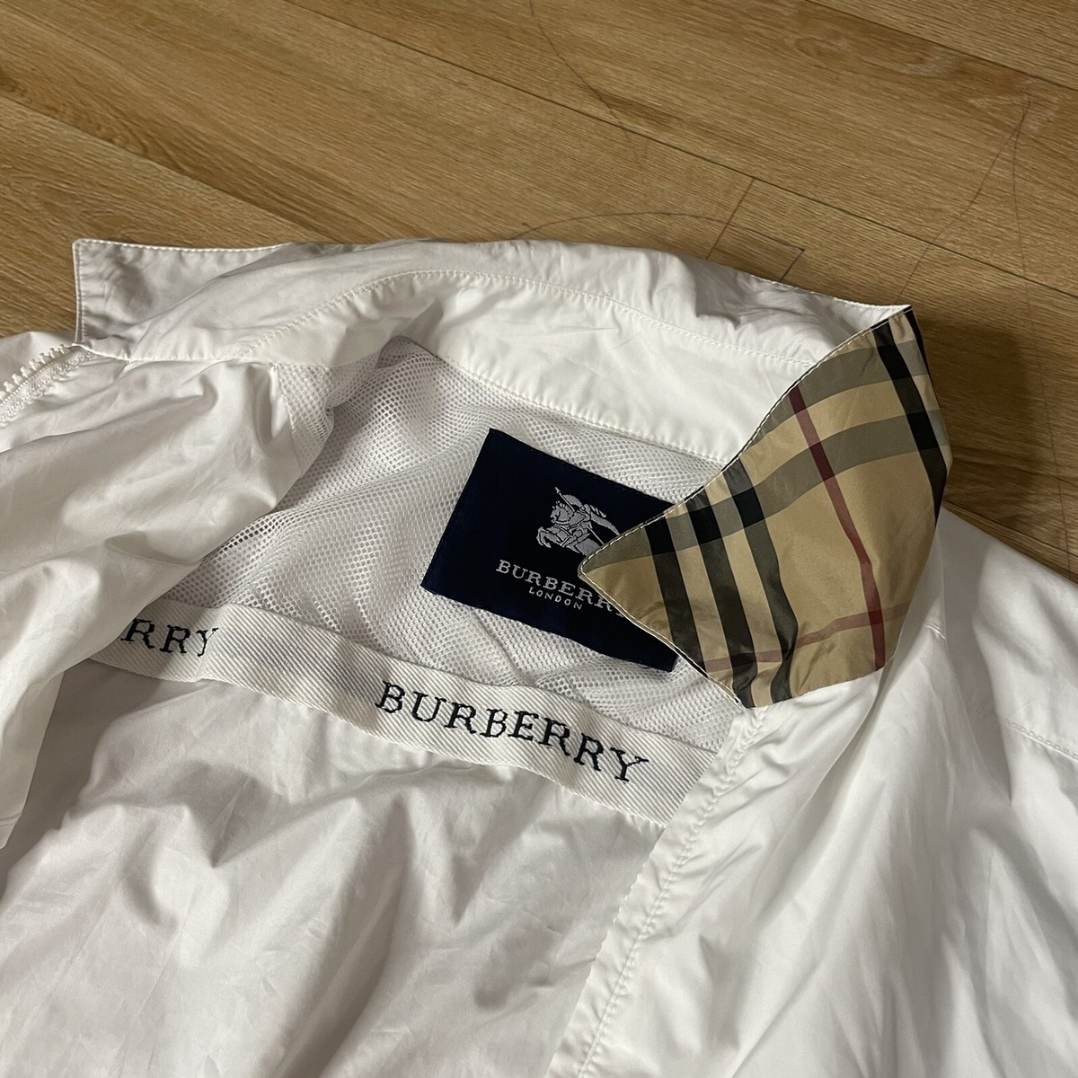 burberry london BOMBER jacket nova check coat lightweight men