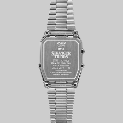 Casio G-SHOCK AQ-800EST-1AJR Stranger Things Silver Japan New | eBay
