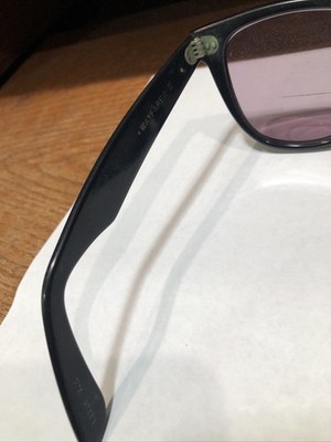 Vintage Blues Brothers Ray Ban Wayfarer II Sunglasses Black Frames