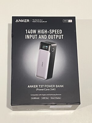 Anker 737 PowerCore 24K 140W Portable Charger Battery Power Bank
