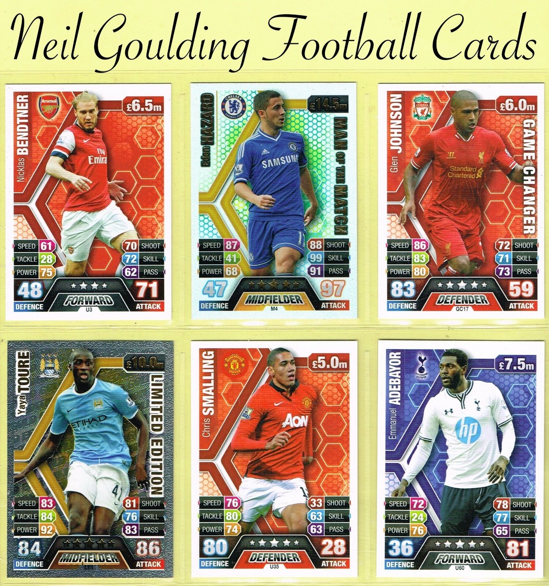 Topps MATCH ATTAX EXTRA 2013-14 ☆ PREMIER LEAGUE ☆ Football