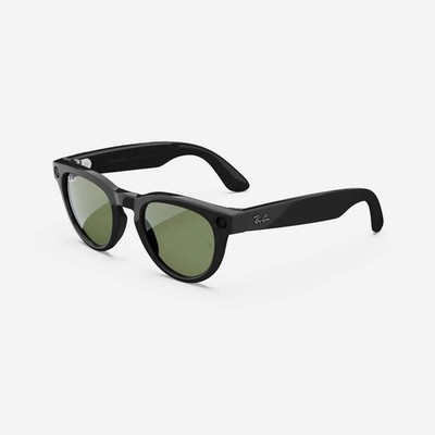 Refurbished Ray-Ban Meta Headliner (Gen 1), Shiny Black / G15