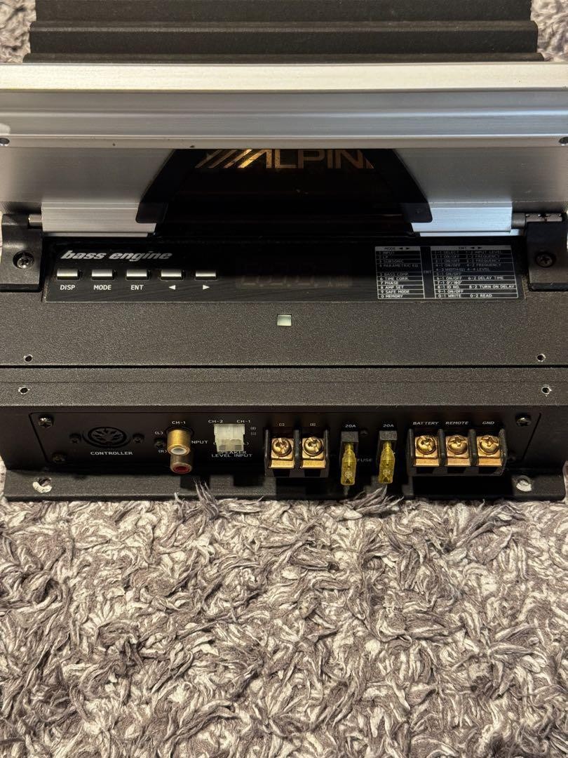 Alpine Mrd-M300 Mono Power Amplifier With Bass Engine Function | eBay