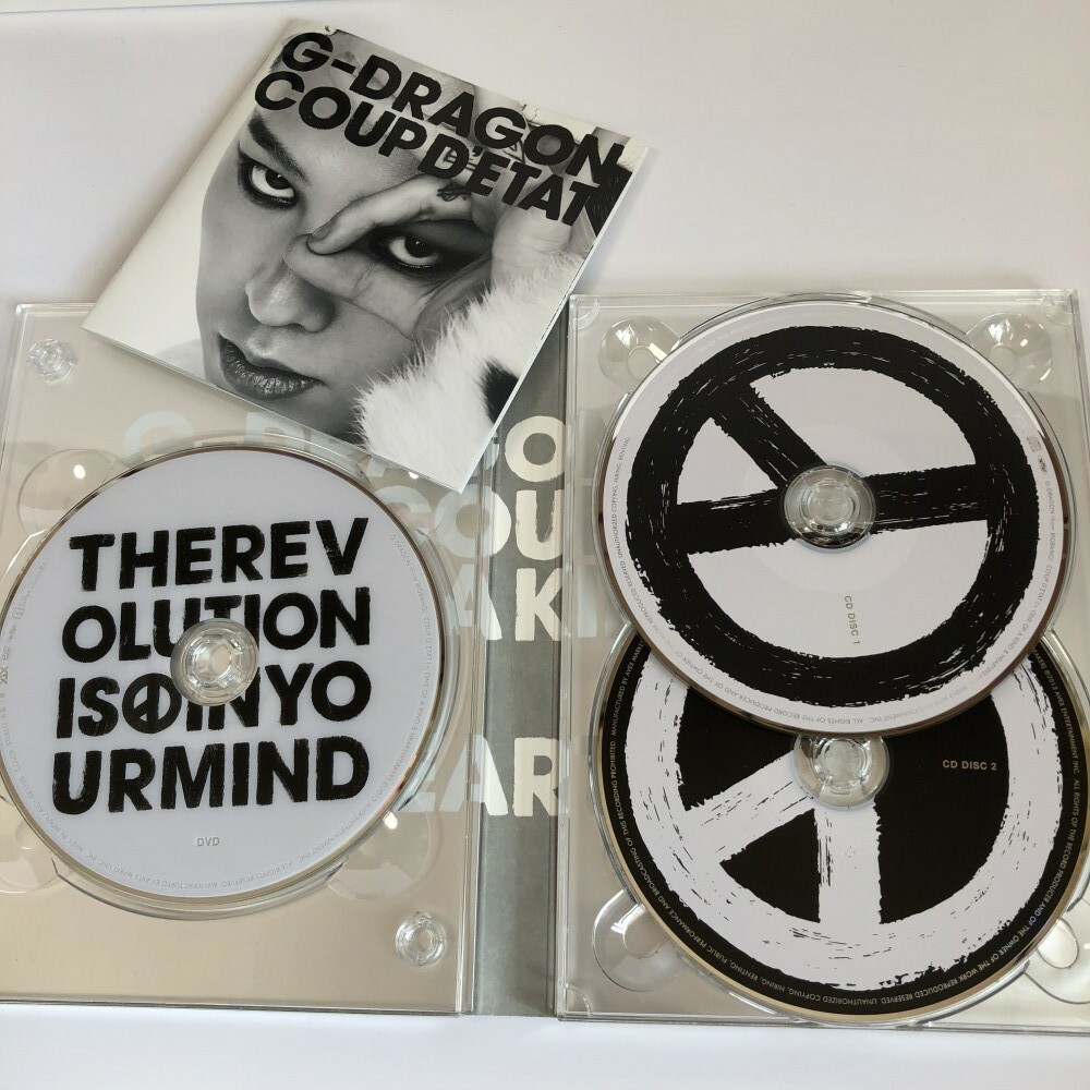 G-DRAGON COUP D'ETAT+ONE OF A KIND&HEARTBREAKER 2CD+DVD Limited
