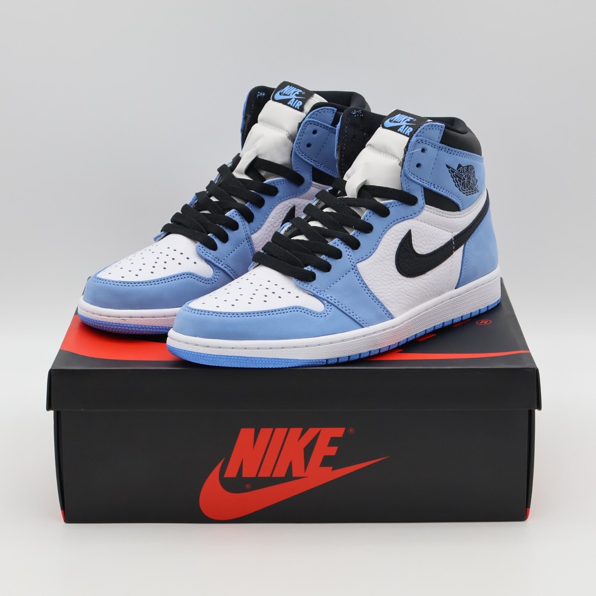 555088-134 Nike Air Jordan 1 High OG University Blue (Men's) | eBay