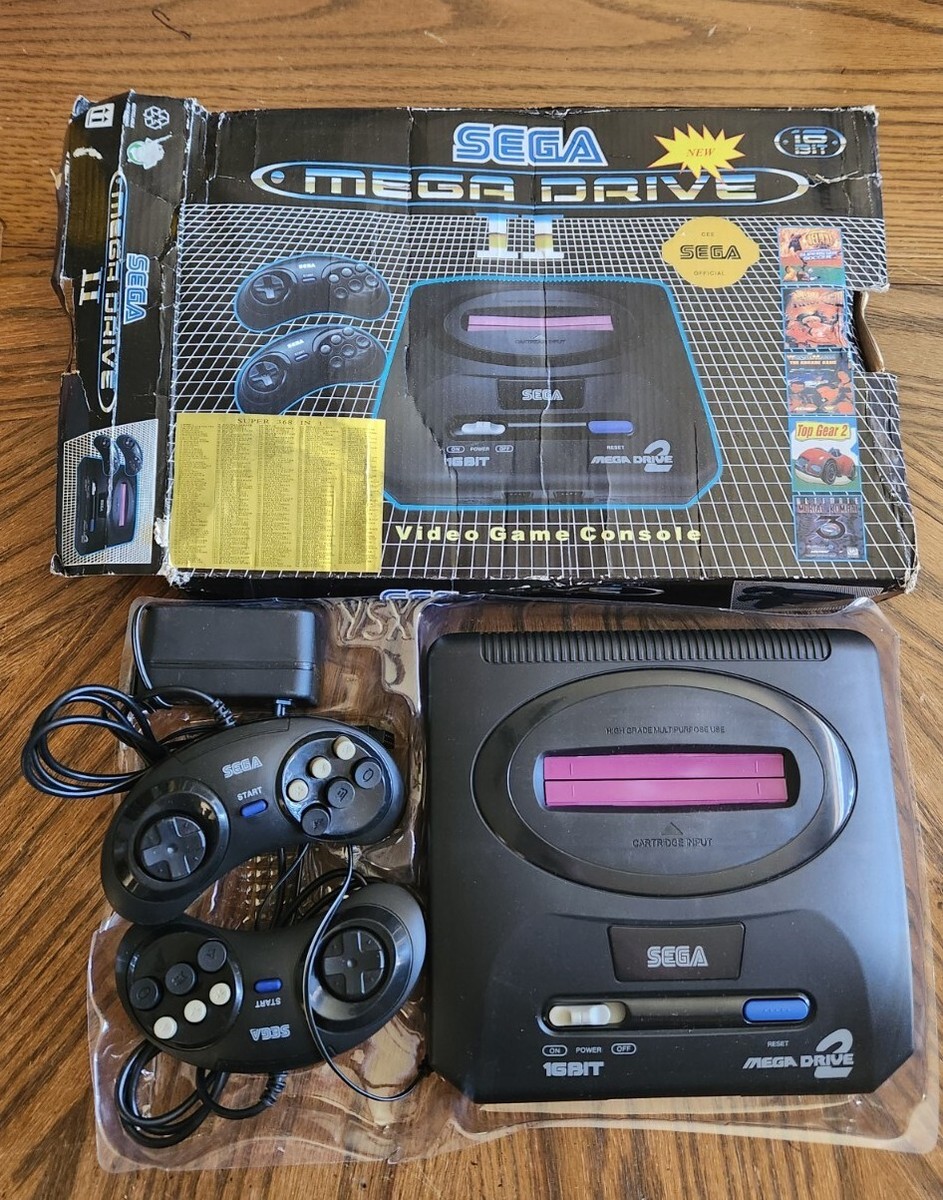 Sega Mega Drive 2 16 BIT Super 368 In 1 Console System Built-in