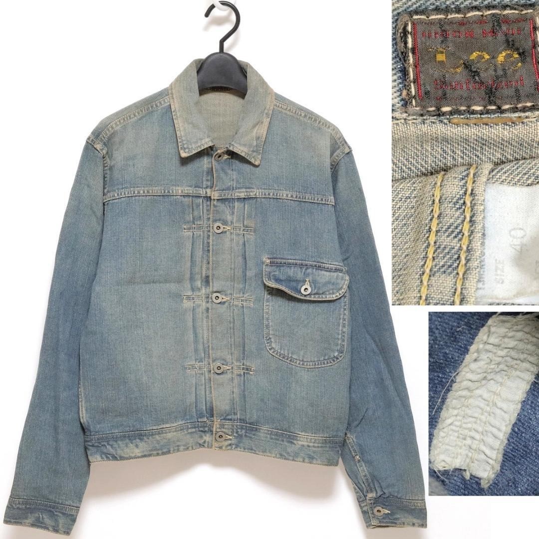 Lee 101-J Vintage Denim Jacket 40s First Model Indigo L Size (US M