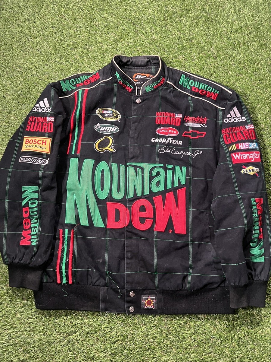 Dale Earnhardt Jr Mountain Dew Racing Jacket XL Nascar Jeff