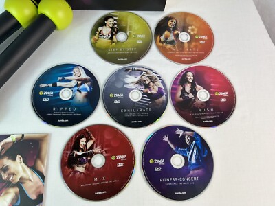 Zumba Fitness Exhilarate Body Shaping System 7 DVD Set, Toning