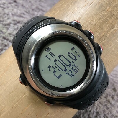 Timex Expedition Men T41501 Sport Black Rubber Quartz Digital 46mm