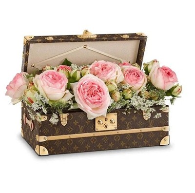 Louis Vuitton Malle Fleurs Flower Trunk Monogram Canvas M41504