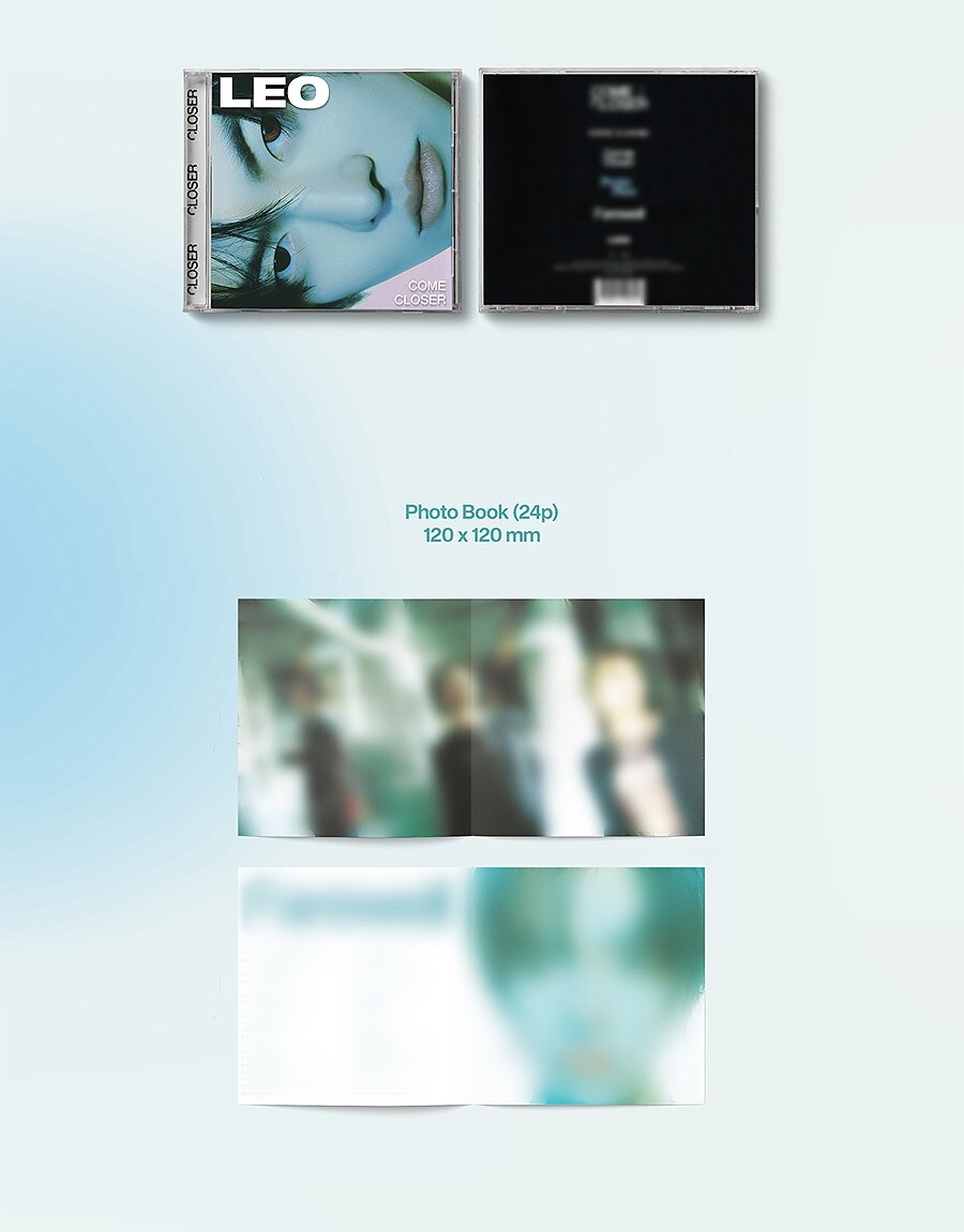 LEO [COME CLOSER] EP Album CD+Photo Book+Photo Card+Sticker K-POP