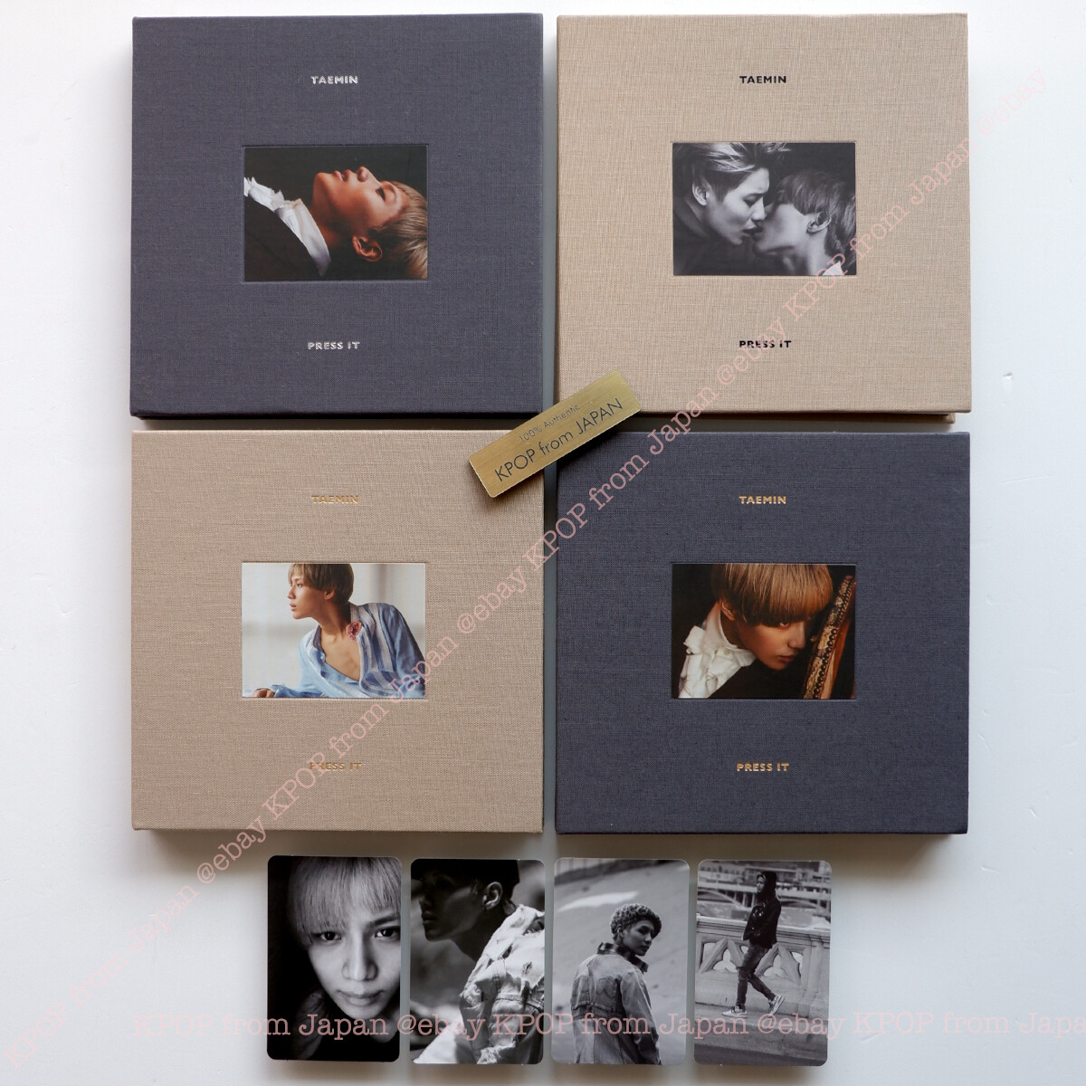 TAEMIN PRESS IT Select version CD Photocard 1st full Korean Album