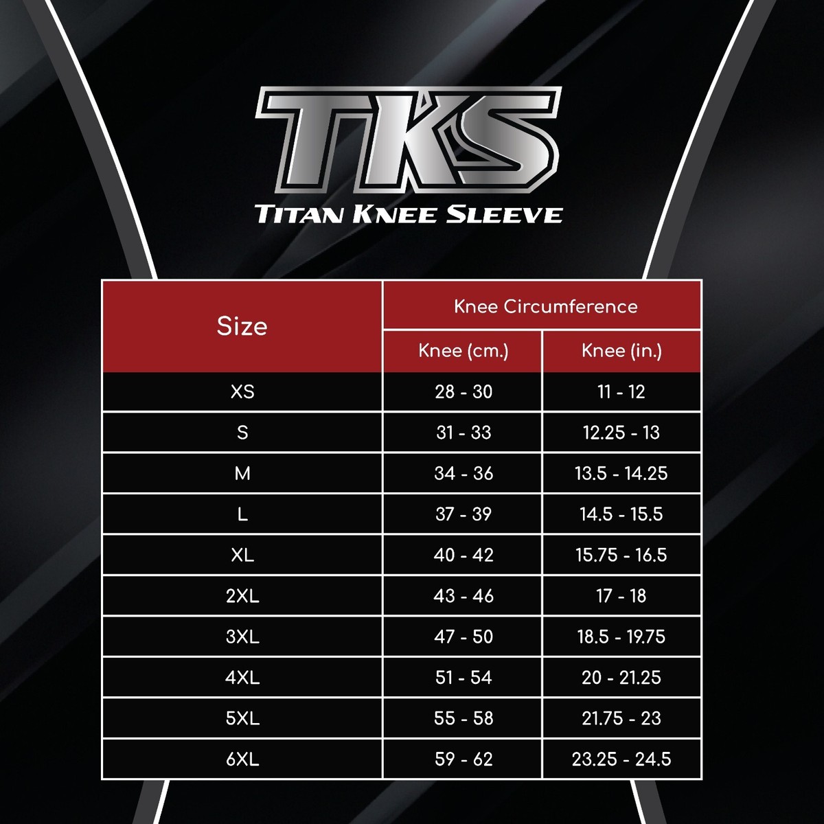 Titan TKS Powerlifting Knee Sleeves, IPF, USPA, IPL, NASA USAPL