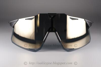 100% HYPERCRAFT MATTE BLACK - SOFT GOLD MIRROR LENS 61039-019-69