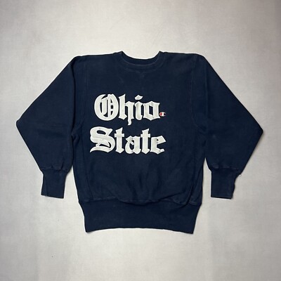 Vintage 80s Champion Reverse Weave Ohio State Old English Script
