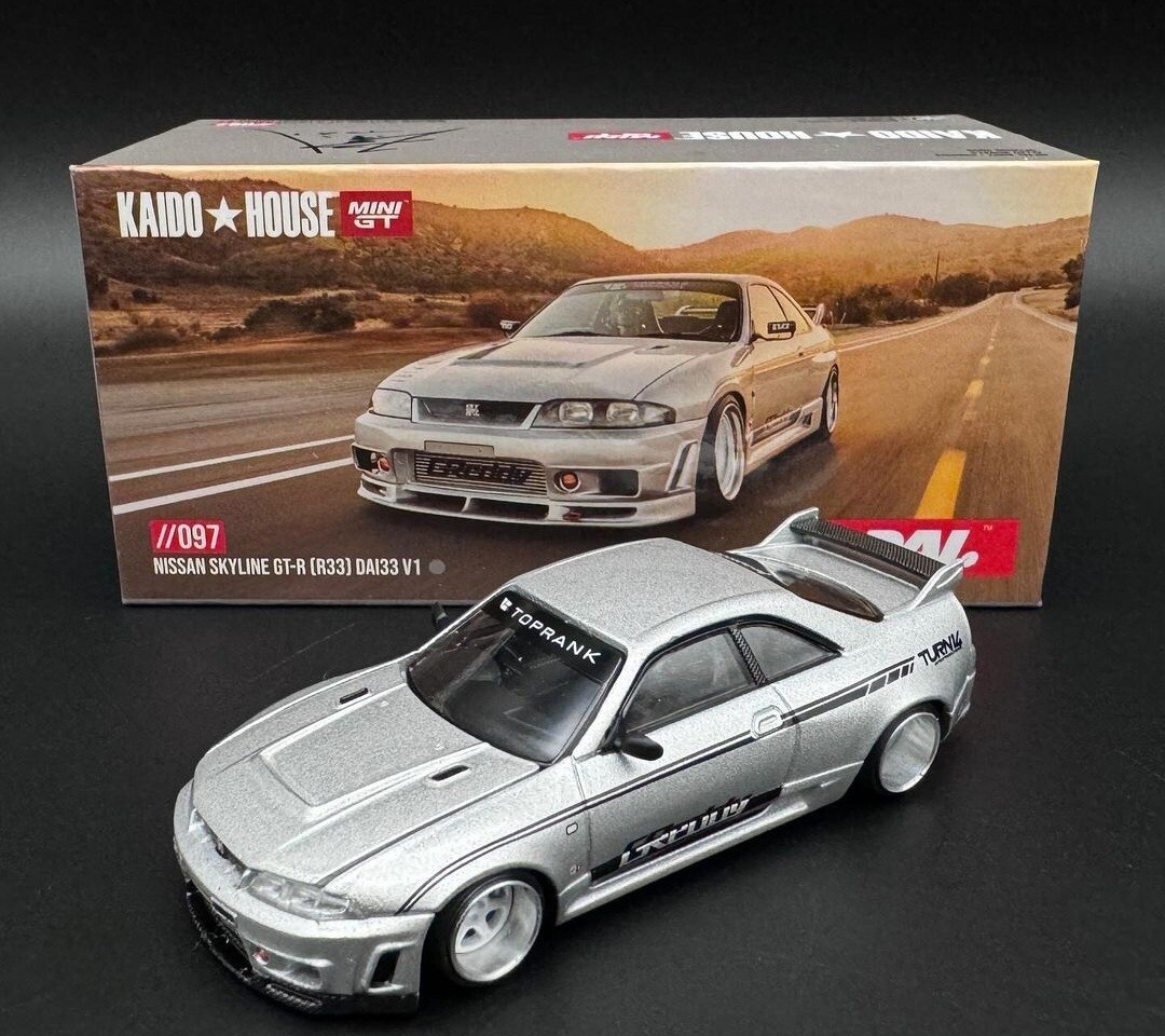 IN STOCK- Kaido House x Mini GT 1:64 Nissan Skyline GT-R (R33