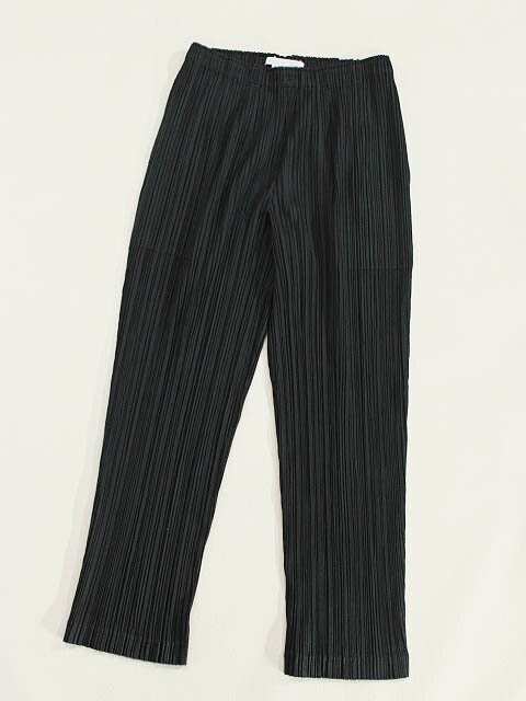 ISSEY MIYAKE PLEATS PLEASE Tapered pants Size 1 Black | eBay