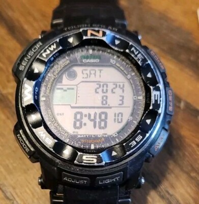 Casio PRO TREK PRW 2500 With Module No. 3258 Solar Triple Sensor