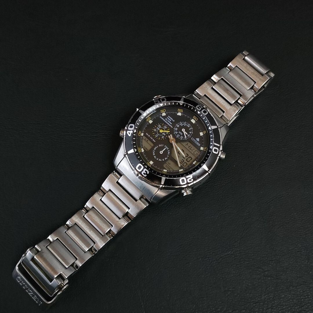 USED Excellent] Citizen Pro Master C300-T009603 Eco-Drive No Box