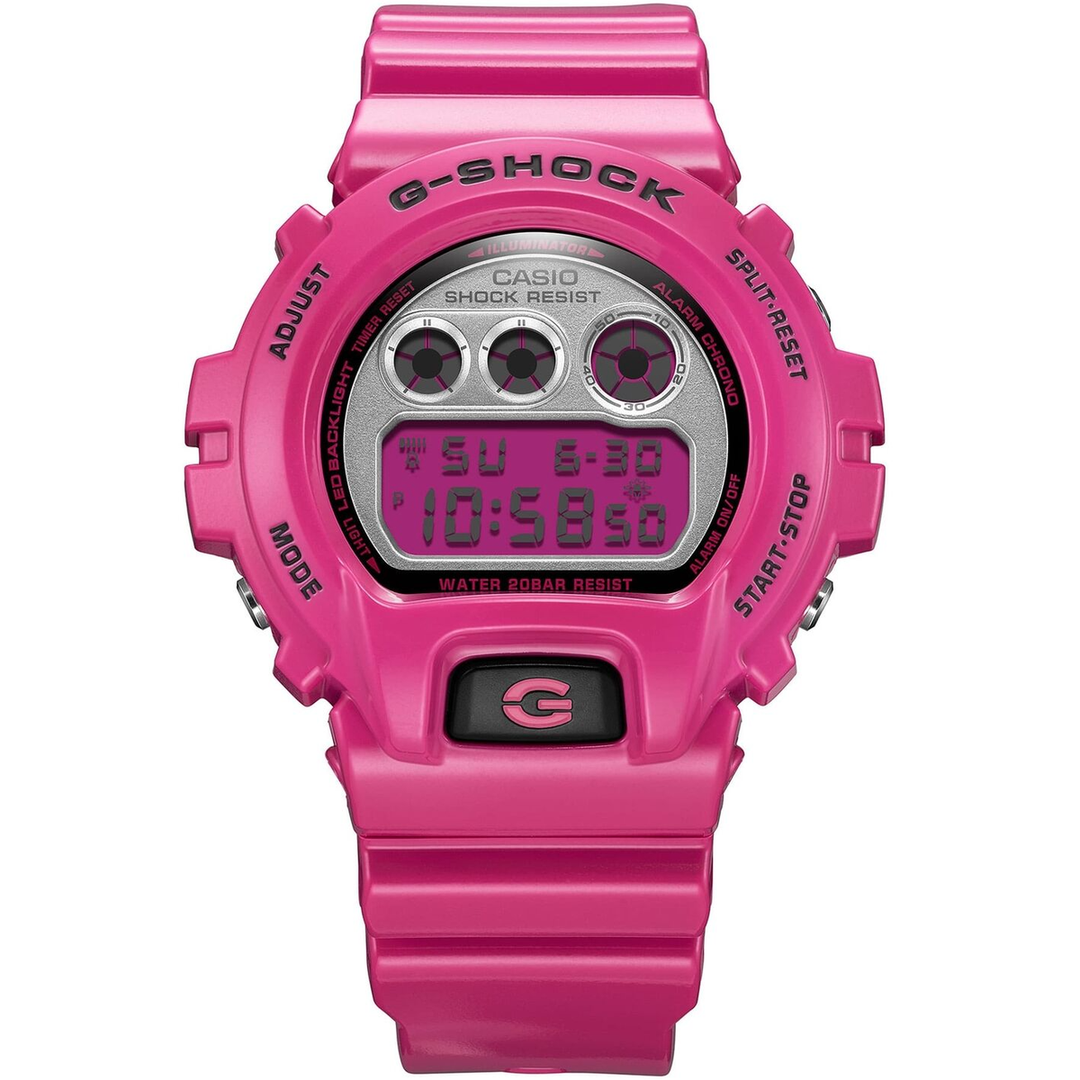 CASIO G-SHOCK DW-6900RCS-4JF CRAZY COLORS 2024 Digital Watch Pink