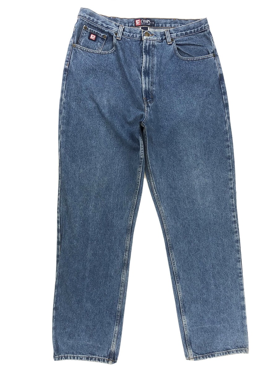 Chaps Ralph Lauren Relaxed Fit Jean Mens Sz 38 Actual 36 x 34