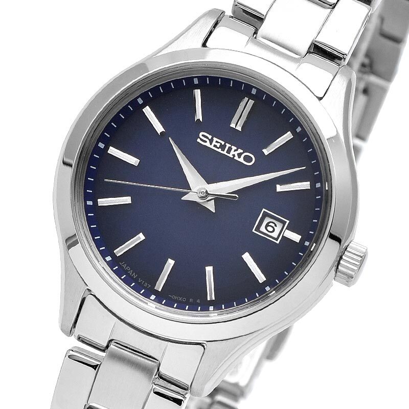 SEIKO SELECTION STPX095 Stainless Steel Solar Watch Navy Dial 27.8