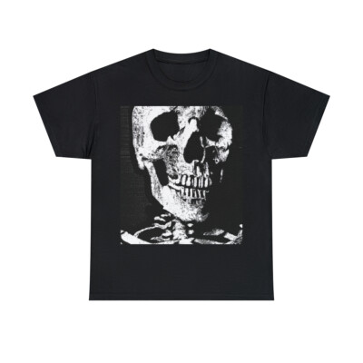 T Shirt Unisex Adult Retro Style Skateboarding Tee Zombie Skeleton