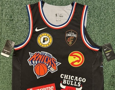 Authentic Supreme x NBA x Nike Aeroswift #94 Black Jersey Size 44