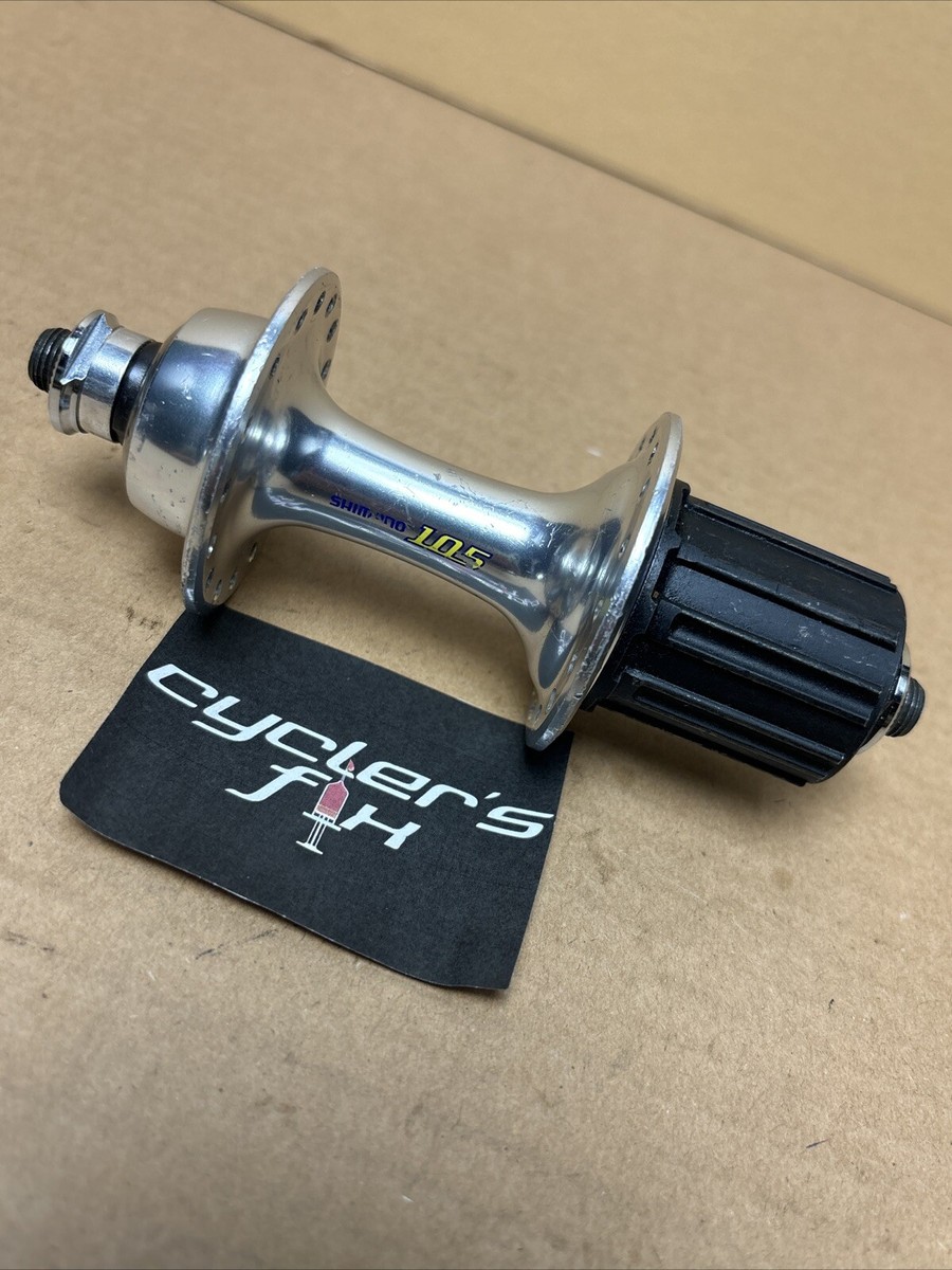 NOS Delaced Shimano 105 FH-5500 Rear Hub 32H 130mm Road Bike QR