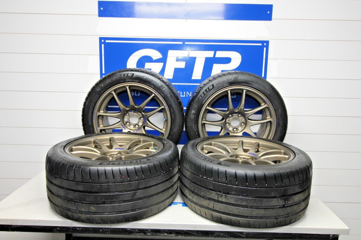 Work Emotion CR Kiwami 17x9 +44 5x100 Wheels Michelin Pilot Sport