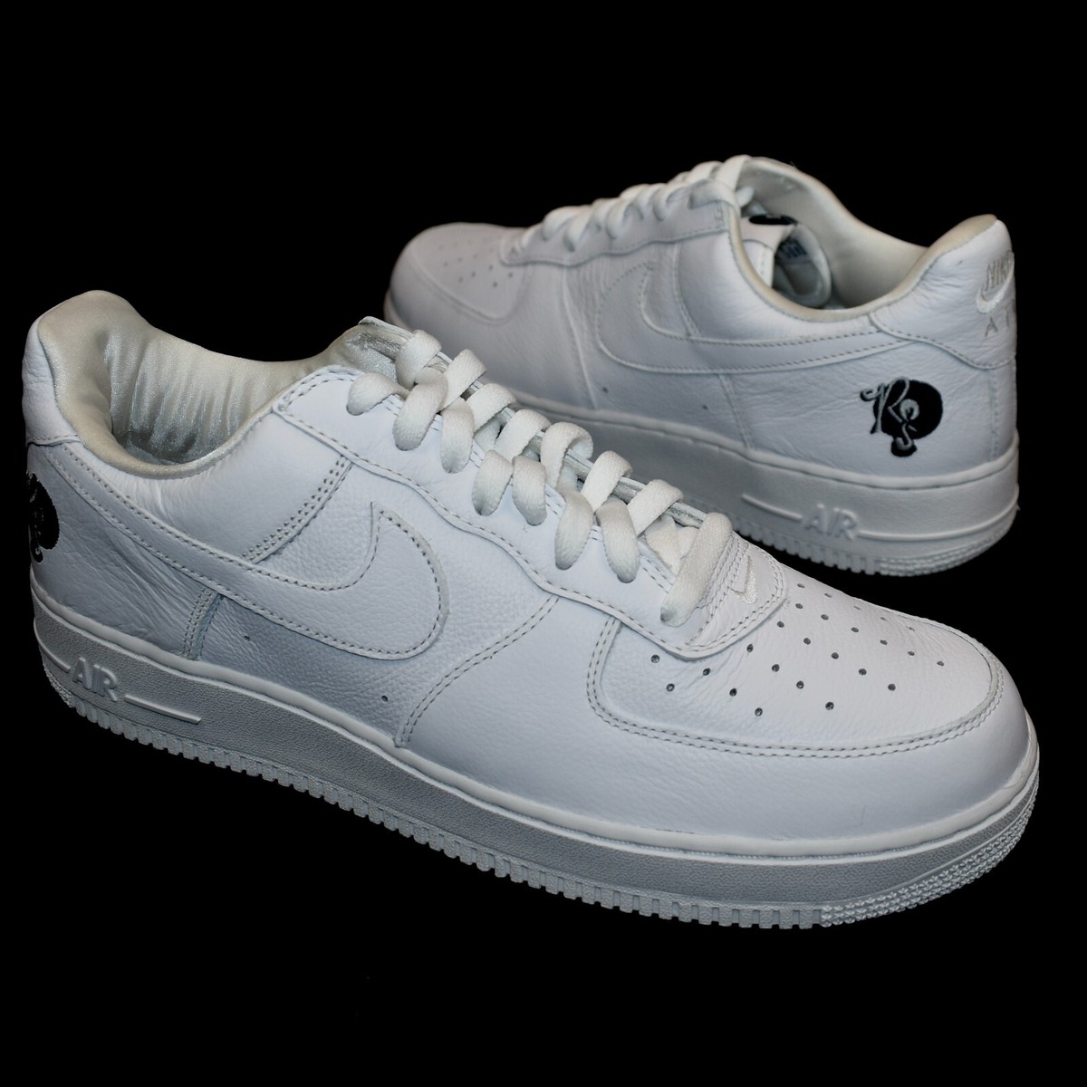 NWT Nike Air Force 1 '07 ROCAFELLA White Leather Jay-Z AF100 11