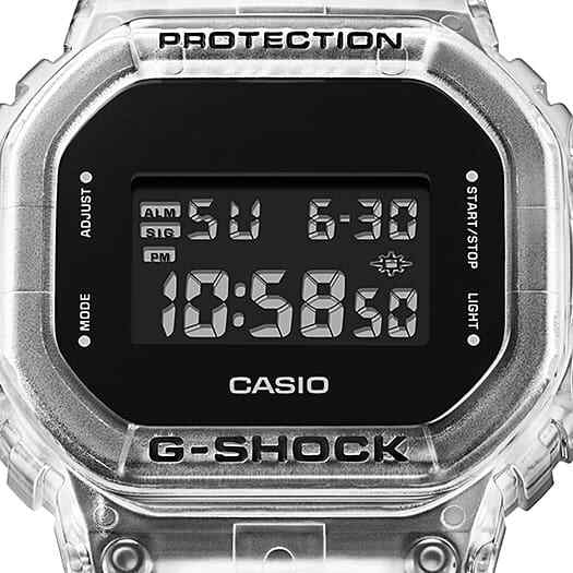 CASIO G-SHOCK DW-5600USKE-7JF Digital Watch Clear Skeleton Series