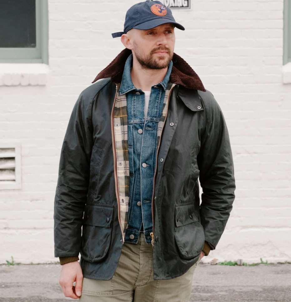 Sage ~Crafted in the UK~Barbour Classic BEDALE Waxed Jacket MSRP