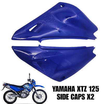 Yamaha XTZ 125 Side Caps X2 Black | eBay