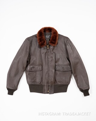 DEADSTOCK VIETNAM ERA USN G-1 FLIGHT JACKET BRILL BROS MIL-J-7823D