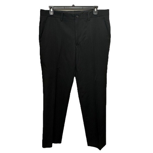 ISSEY MIYAKE men's 90s Wool Linen Tucked Slacks Pants Size 2 Black