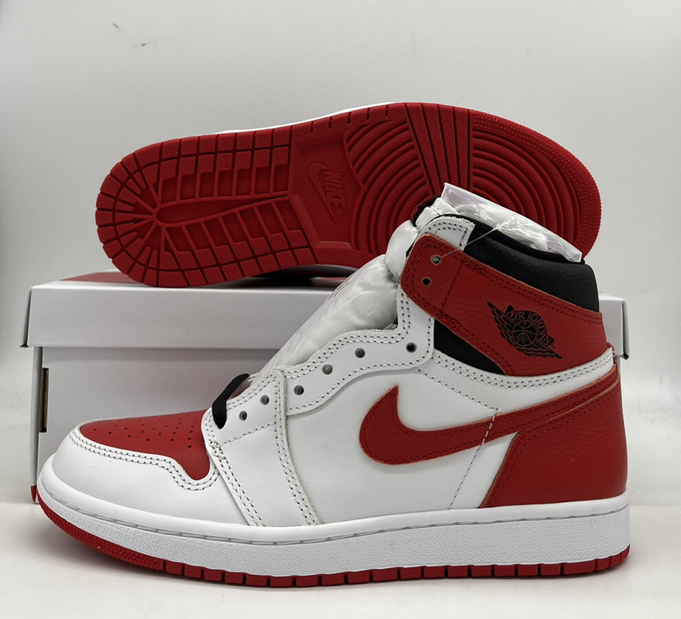 Nike Air Jordan 1 Retro High OG Heritage White Red 555088-161