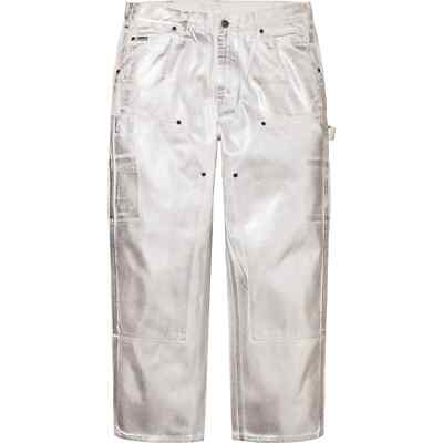 Supreme MM6 Maison Margiela Foil Double Knee Painter Pant Black