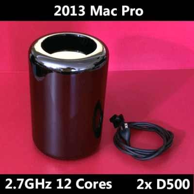 2013 Mac Pro | 2.7GHz 12-Core | Dual AMD D500 | 32GB RAM | 512GB