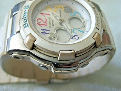 Casio Baby-g Watch Bga-101 5070 White Needs Battery for sale