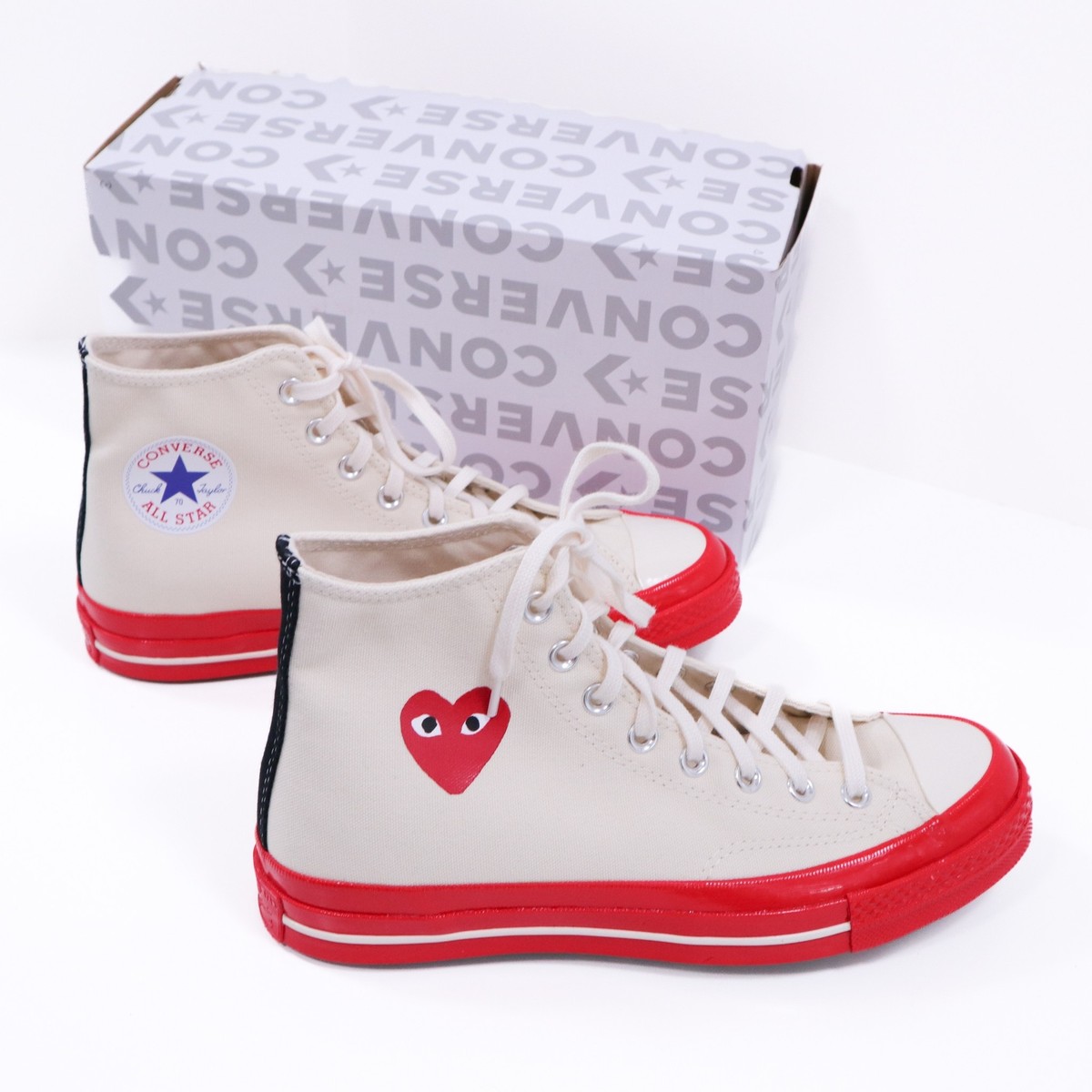 CDG Comme des Garcons x Converse Sneakers Hi NEW Men 9.5 Wms 11.5