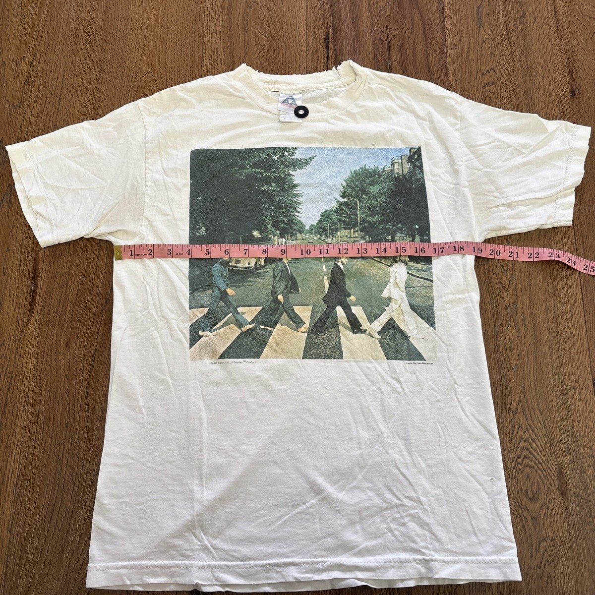 Vintage The Beatles Abbey Road Band T Shirt 1990 Size Medium RARE
