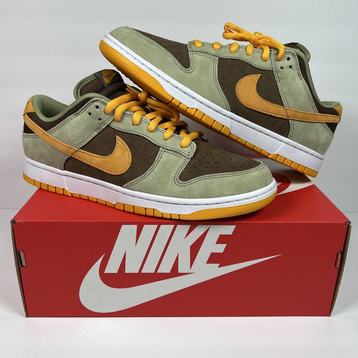 Nike Dunk Low SE Dusty Olive/Pro Gold 2024 SB Laces DH5360-300