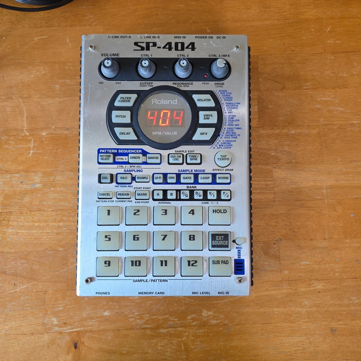 Roland SP-404 Portable Power Sampler with FX for sale online | eBay