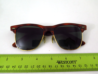 Vintage Ray Ban Wayfarer Max Sunglasses 54 18 with Case Tortoise